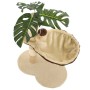 Albero per Gatti con Tiragraffi in Sisal 50cm Beige e Marrone