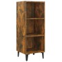 Credenza Rovere Fumo 34,5x32,5x90 cm in Legno Multistrato