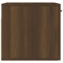 Armadietto a Muro Rovere Marrone 80x35x36,5cm Legno Multistrato