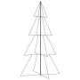 Albero di Natale a Cono 360 LED per Interni Esterni 143x250 cm