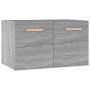 Mobile a Parete Grigio Sonoma 60x36,5x35cm in Legno Multistrato