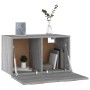 Mobile a Parete Grigio Sonoma 60x36,5x35cm in Legno Multistrato