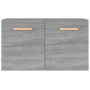 Mobile a Parete Grigio Sonoma 60x36,5x35cm in Legno Multistrato