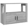 Credenza Grigio Sonoma 80x30x60 cm in Legno Multistrato