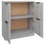 Credenza Grigio Sonoma 60x30x70 cm in Legno Multistrato