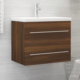 Mobile Lavabo Rovere Marrone 60x38,5x48 cm in Legno Multistrato