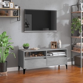 Mobile per TV Grigio Cemento 100x34,5x44,5 cm Legno Multistrato