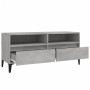 Mobile per TV Grigio Cemento 100x34,5x44,5 cm Legno Multistrato