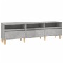 Mobile TV Grigio Cemento 150x30x44,5 cm Legno Multistrato