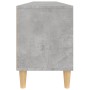 Mobile TV Grigio Cemento 150x30x44,5 cm Legno Multistrato