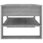 Tavolino da Salotto Grigio Sonoma 102x55x45cm Legno Multistrato