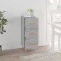 Credenza Grigio Sonoma 34,5x34x90 cm in Legno Multistrato