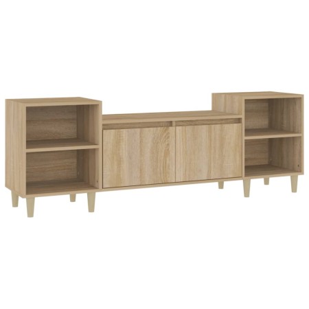 Mobile Porta TV Rovere Sonoma 160x35x55 cm Legno Multistrato