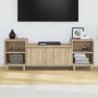 Mobile Porta TV Rovere Sonoma 160x35x55 cm Legno Multistrato