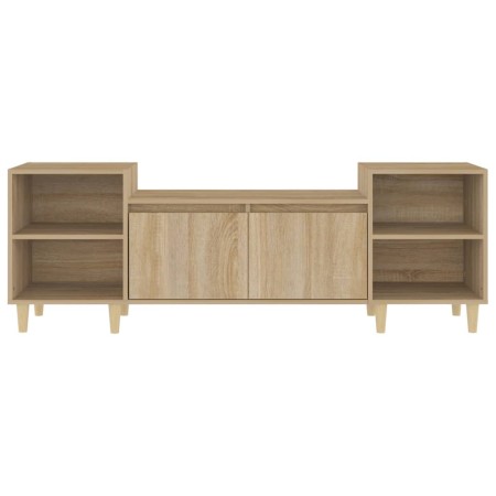 Mobile Porta TV Rovere Sonoma 160x35x55 cm Legno Multistrato