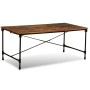 Tavolo da Pranzo in Legno Massello di Recupero 180 cm