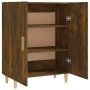 Credenza Rovere Fumo 70x34x90 cm in Legno Multistrato