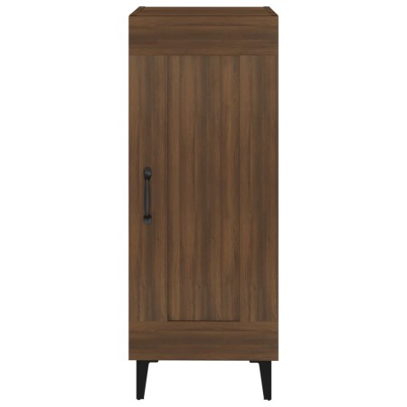 Credenza Rovere Marrone 34,5x34x90 cm in Legno Multistrato