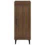 Credenza Rovere Marrone 34,5x34x90 cm in Legno Multistrato