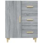 Credenza Grigio Sonoma 69,5x34x90 cm in Legno Multistrato