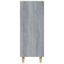 Credenza Grigio Sonoma 69,5x34x90 cm in Legno Multistrato