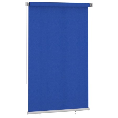 Tenda a Rullo per Esterni 140x230 cm Blu HDPE