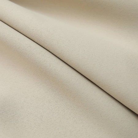 Tende Oscuranti con Ganci 2 pz Beige 140x245 cm