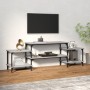 Mobile Porta TV Grigio Sonoma 157x35x52 cm in Legno Multistrato