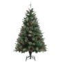 Albero di Natale con Pigne Verde 120 cm in PVC e PE