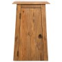 Mobile da Bagno a Parete in Legno Massello di Pino 42x23x70 cm