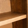 Mobile da Bagno a Parete in Legno Massello di Pino 42x23x70 cm