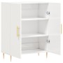 Credenza 69,5x34x90 cm in Legno Multistrato Bianco Lucido