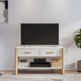 Mobile Porta TV Bianco 82x38x45 cm in Legno Multistrato