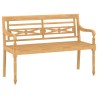 Set Divani da Giardino 4pz Cuscini in Legno Massello di Teak