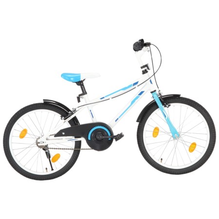 Bici per Bambini 20 Pollici Blu e Bianca