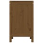 Contenitore per Bucato Miele 44x44x76 cm Legno Massello Pino