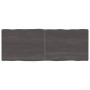 Piano Tavolo Marrone Scuro 160x60x(2-4)cm Rovere Non Trattato