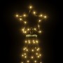 Albero di Natale con Puntale Bianco Caldo 200 LED 180 cm