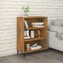 Credenza Rovere Fumo 69,5x32,5x90 cm in Legno Multistrato