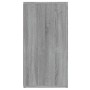 Credenza Grigio Sonoma 120x36x69 cm in Legno Multistrato