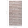 Tappeto da Esterni Marrone 190x290 cm in PP