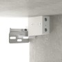 Comodino a Muro Grigio Cemento 34x30x20 cm