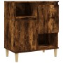 Credenza Rovere Fumo 60x35x70 cm in Legno Multistrato