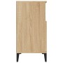 Credenza Rovere Sonoma 60x35x70 cm in Legno Multistrato