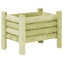 Fioriera Rialzata da Giardino Legno Impregnato Pino 60x40x42 cm