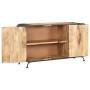 Credenza 140x40x80 cm Legno Massello di Mango