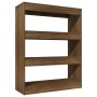 Libreria/Divisorio Rovere Marrone 80x30x103cm Legno Multistrato