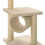 Albero per Gatti con Tiragraffi Sisal 65 cm Beige