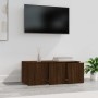 Mobile Porta TV Rovere Marrone 80x34x30 cm in Legno Multistrato