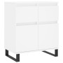 Credenza Bianca 60x35x70 cm in Legno Multistrato